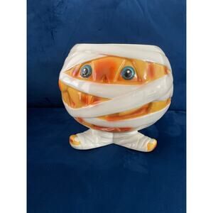 Mummy Halloween Candy Bowl